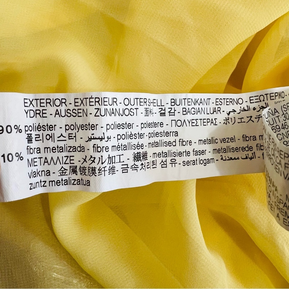 Zara Limited Edition Yellow Halterneck Midi Dress - Picture 16 of 16